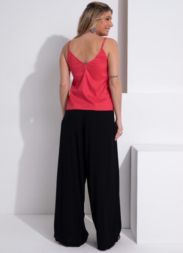 Outlet - Blusa Goiaba com Alças Reguláveis 7