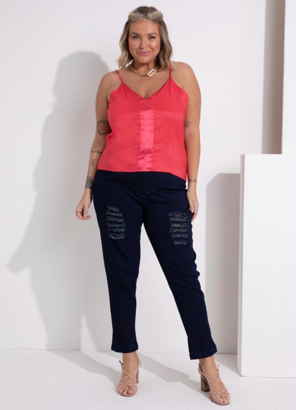 Outlet - Blusa Goiaba com Alças Reguláveis 2