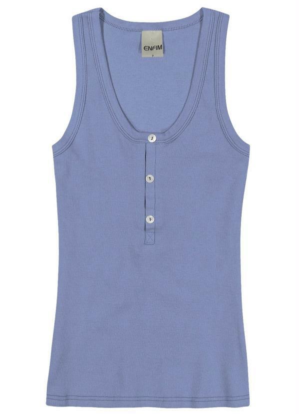 Enfim - Blusa Lavanda em Ribana Feminina