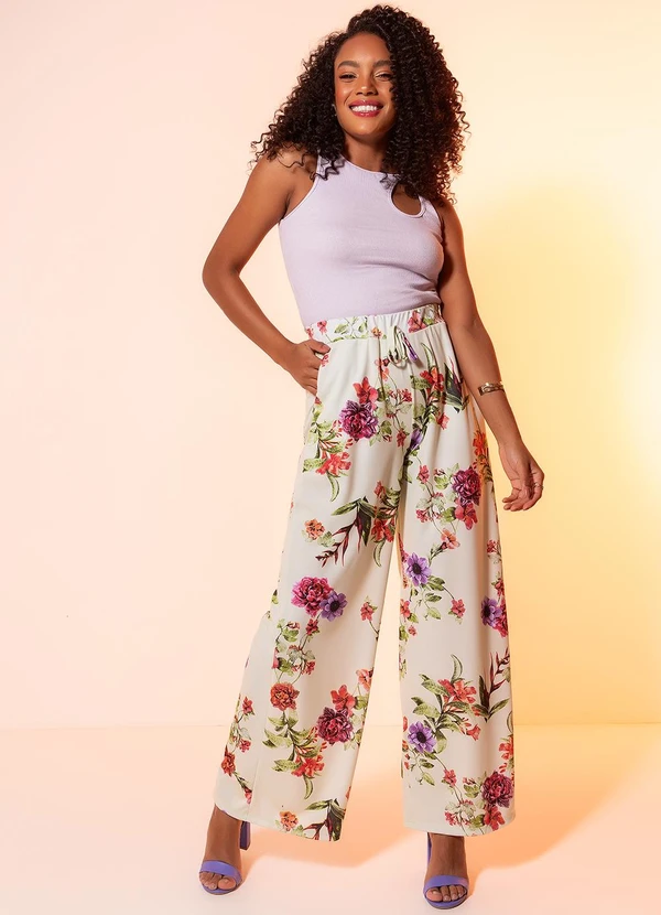 Moda Pop - Blusa Lilás em Canelado 3