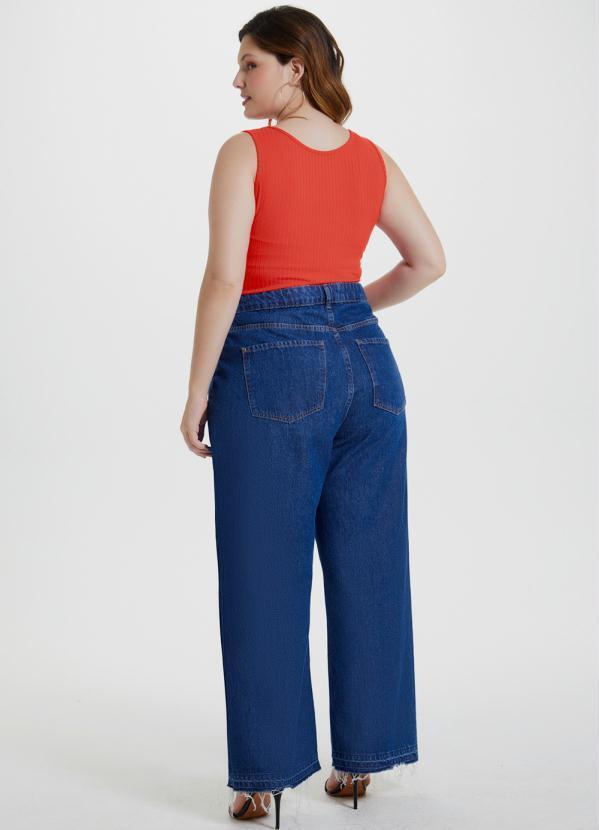 Lunender Mais Mulher - Blusa Malha Canelado Tracy Vermelho 2