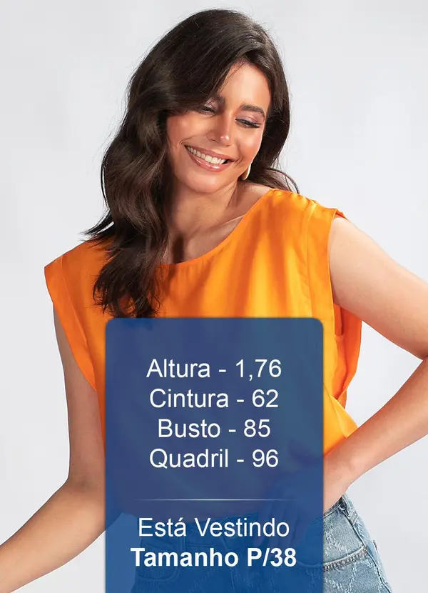 Colcci - Blusa Muscle Tee Viscose Laranja 5