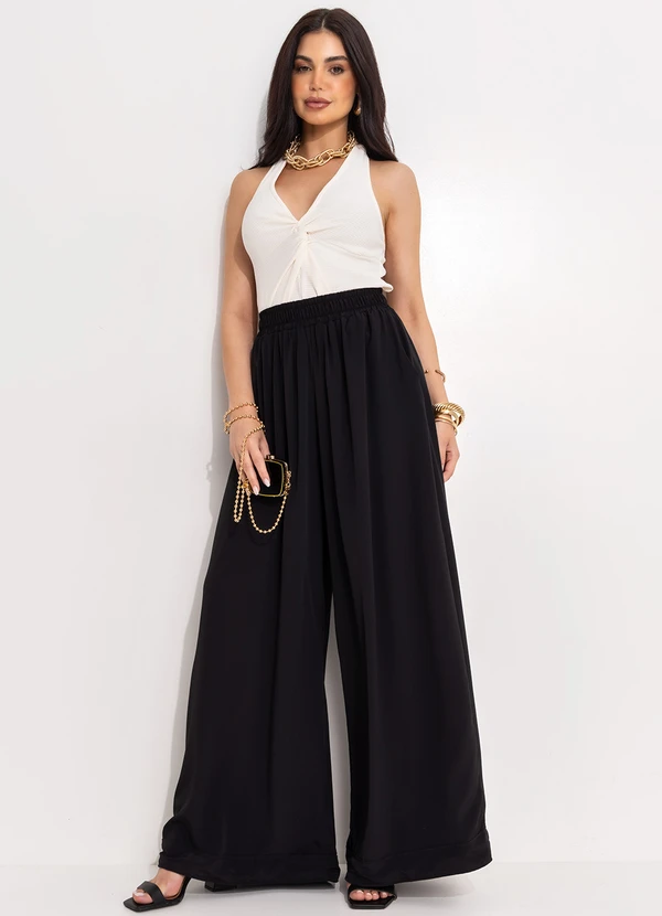 Quintess - Blusa Off White em Malha Anarruga 4