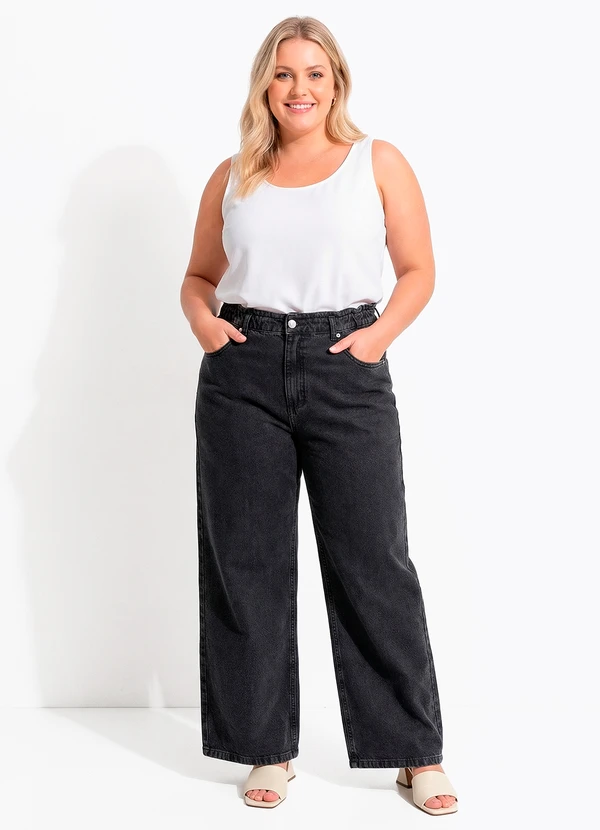 Quintess - Blusa Off White em Malha Crepe Encorpada 21