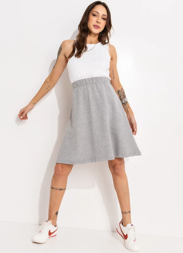 Bimini - Blusa Off White em Malha Suede 4