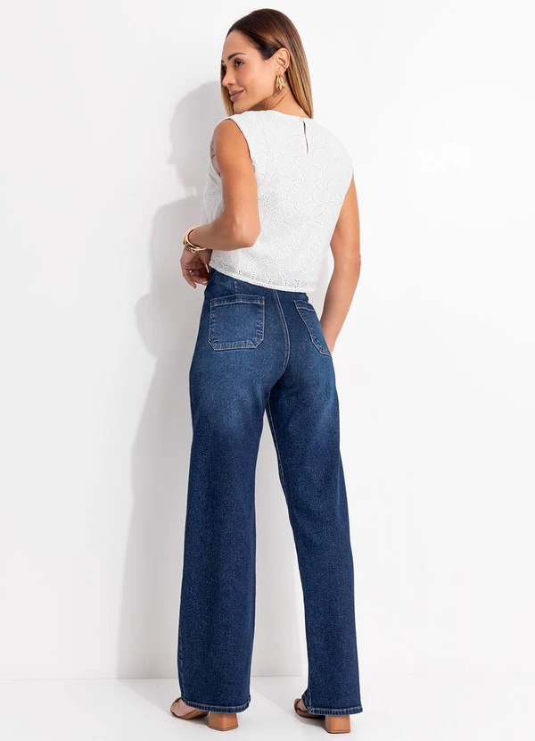 Quintess - Blusa Off White em Tecido Laise 8