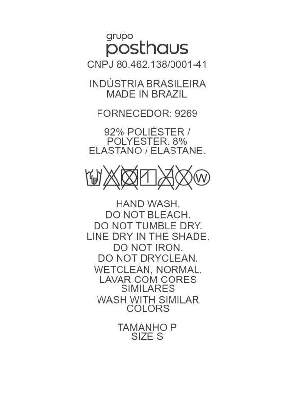 Quintess - Blusa Poá Abstrato em Crepe Plano 8