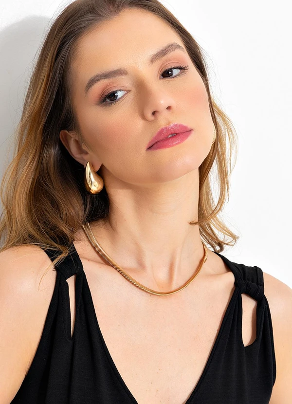 Quintess - Blusa Preta em Malha de Viscose 8