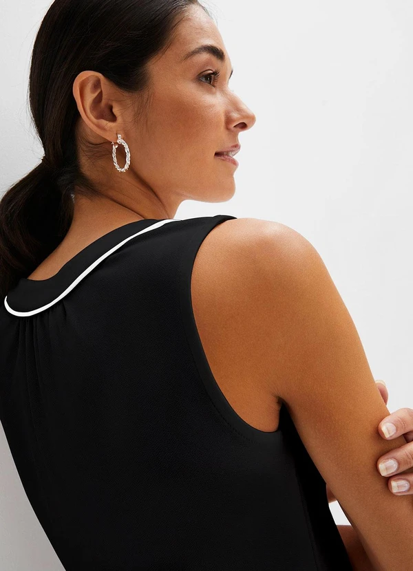 bonprix - Blusa Preta em Malha de Viscose 2