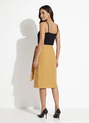Quintess - Blusa Preto em Crepe Plano - QUINTESS