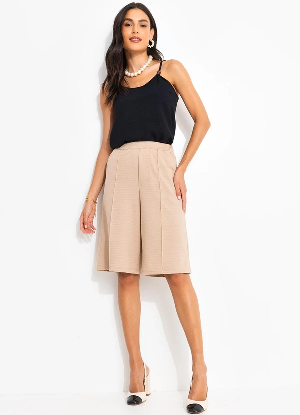 Quintess - Blusa Preto em Crepe Plano 15