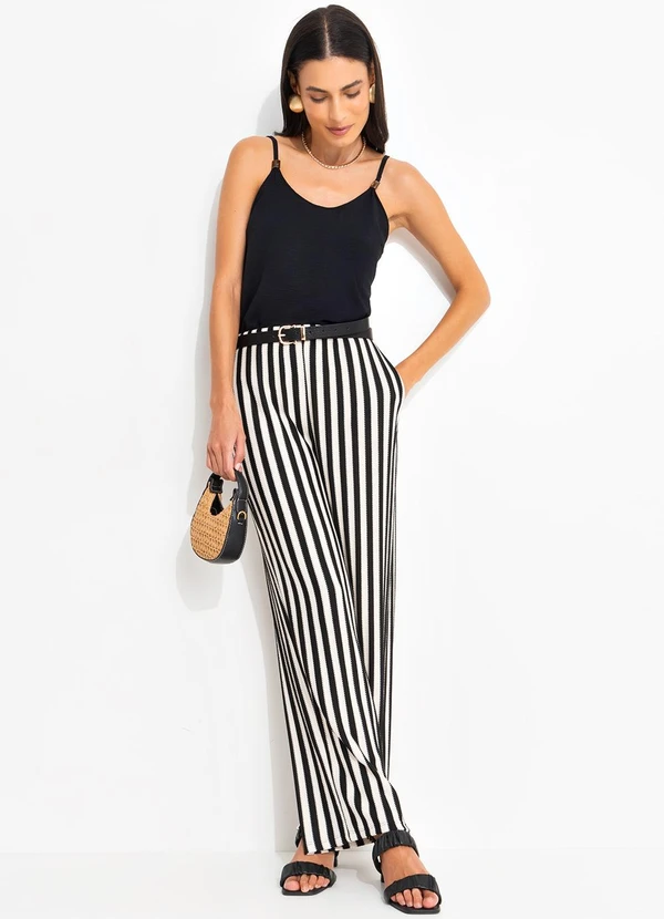 Quintess - Blusa Preto em Crepe Plano 13