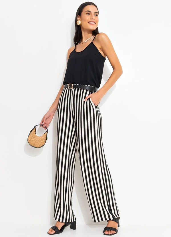 Quintess - Blusa Preto em Crepe Plano 12