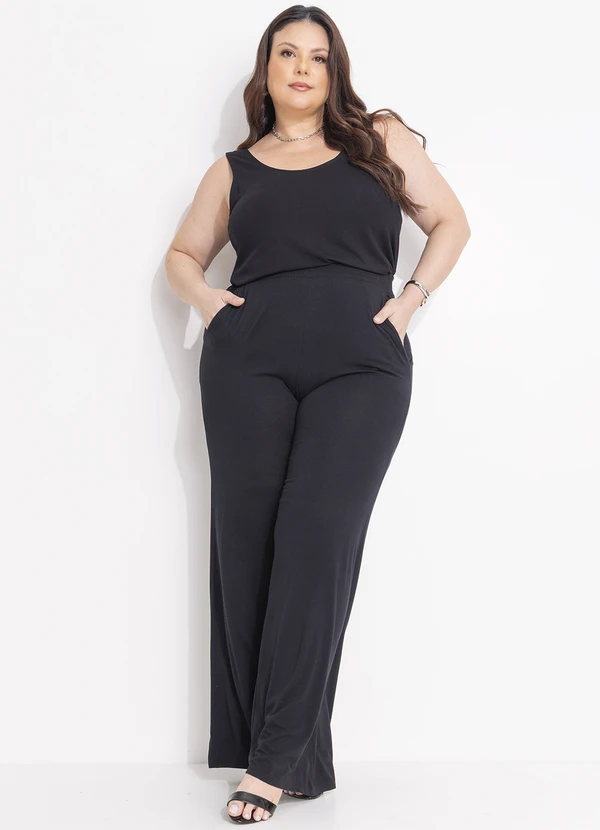 Quintess - Blusa Preto em Malha Crepe 11