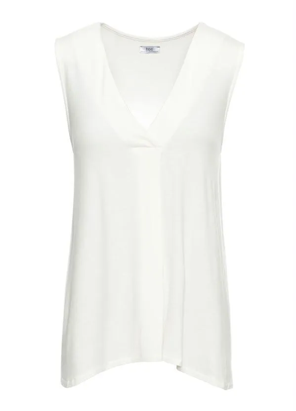 bonprix - Blusa Regata Básica Branca 12