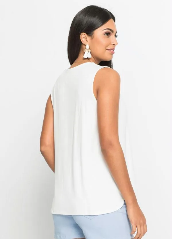 bonprix - Blusa Regata Básica Branca 4