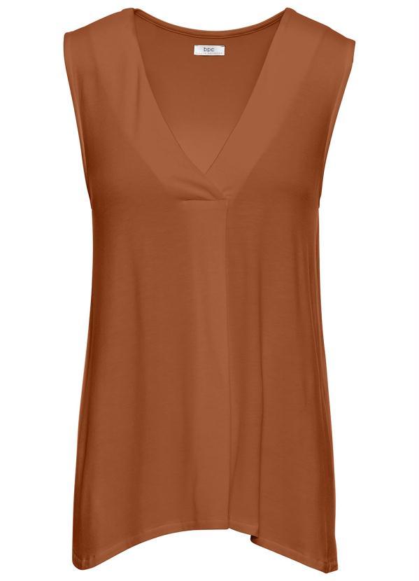 bonprix - Blusa Regata Básica Laranja Terroso 6