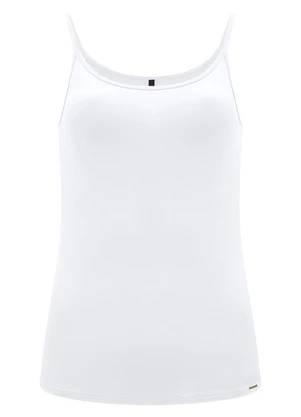 Lunender - Blusa Regata Básica Viscose e Elastano Branco - LUNENDER