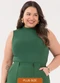 Lunender Mais Mulher - Blusa Regata com Gola Alta Plus Size Verde - variação: Verde