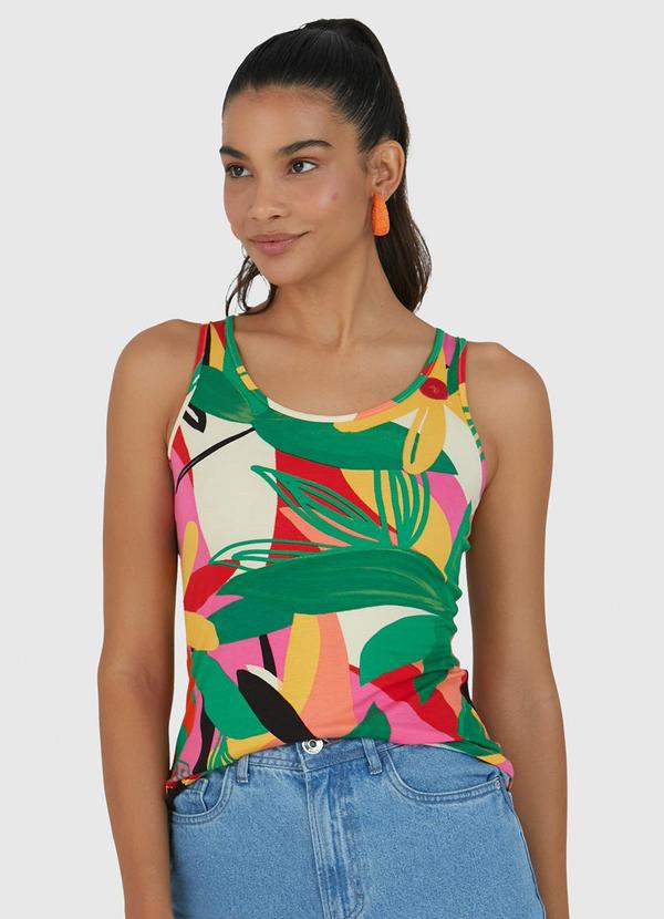 Malwee - Blusa Regata Feminina Verde
