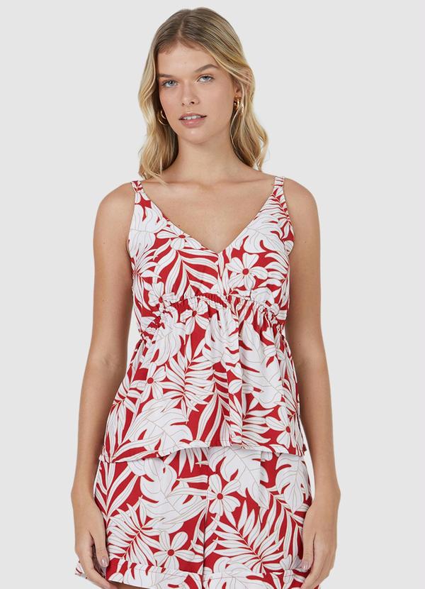 Malwee - Blusa Regata Feminina Vermelho