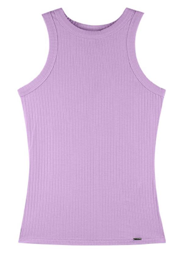 Rezzato - Blusa Regata Ribaninha Adulto Feminino Roxo
