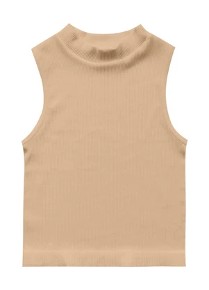 Angel - Blusa Regata Seamless Bege - ANGEL