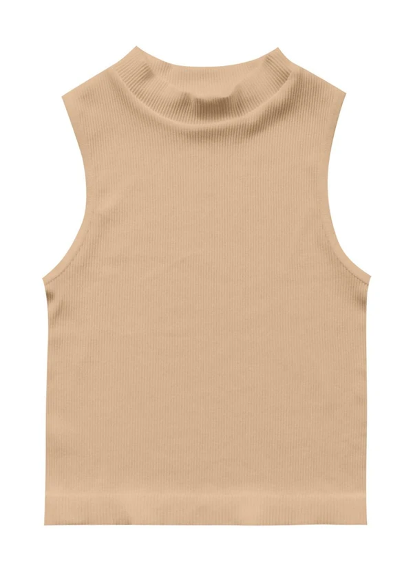 Angel - Blusa Regata Seamless Bege 2