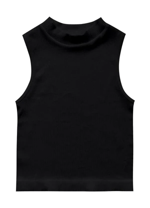 Angel - Blusa Regata Seamless Preto - ANGEL