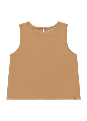 Angel - Blusa Regata Viscose Bege - ANGEL