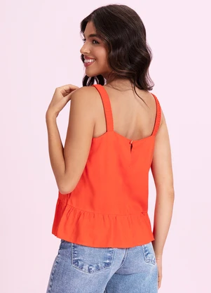 Angel - Blusa Regata Viscose Laranja - ANGEL