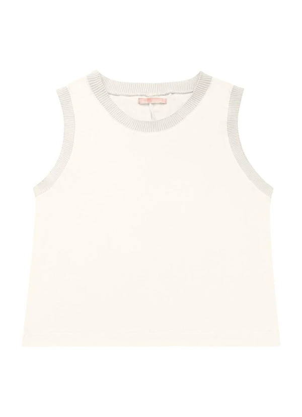 Angel - Blusa Regata Viscose Lisa Bege 3