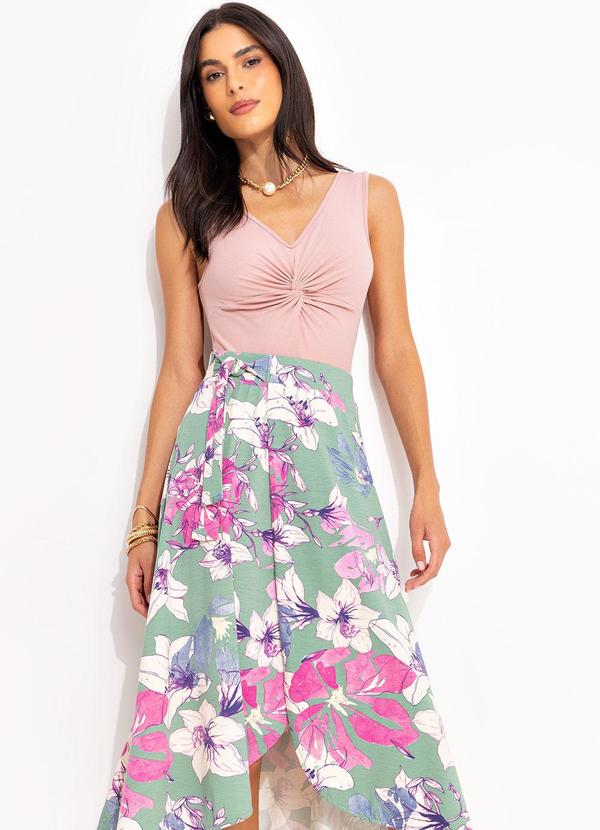 Quintess - Blusa Rosa Claro em Malha de Viscose 2