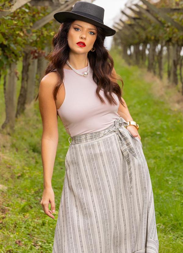 Quintess - Blusa Rosa Claro em Malha Fria 2