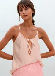 Blusa Rosa Claro em Tecido Jacquard