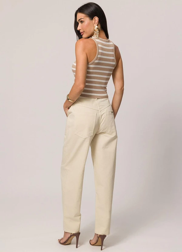 Doce Trama - Blusa sem Manga em Ribana Listrado 4