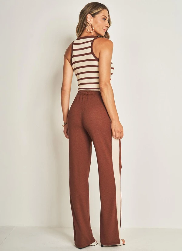 Doce Trama - Blusa sem Manga em Ribana Listrado 4