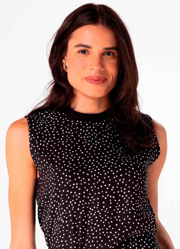 Hering - Blusa sem Manga Feminino Preto