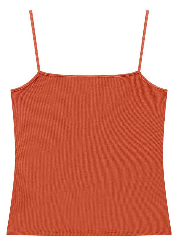 Enfim - Blusa Terracota Justa com Pingente 2