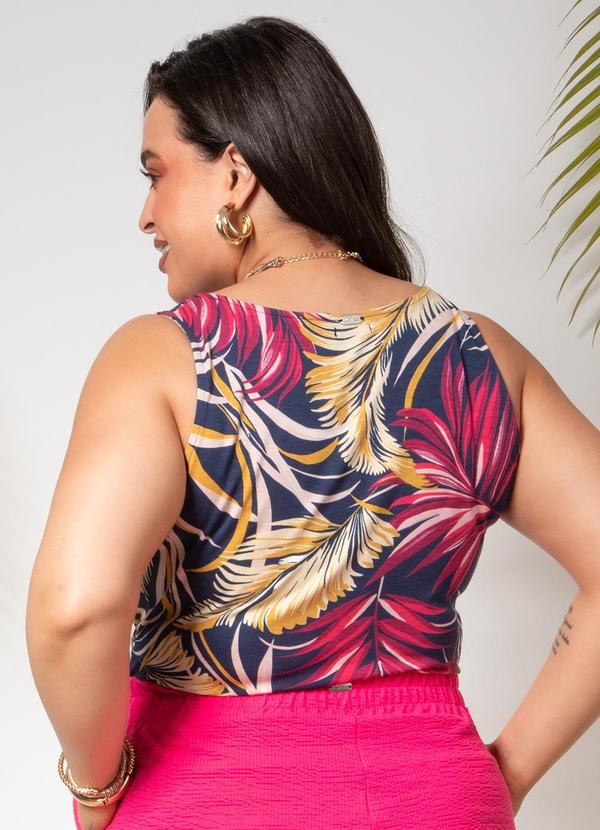 Quintess - Blusa Tropical Color em Malha de Viscose 7