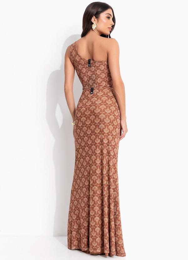 Colcci - Blusa Tule Estampada Marrom 5