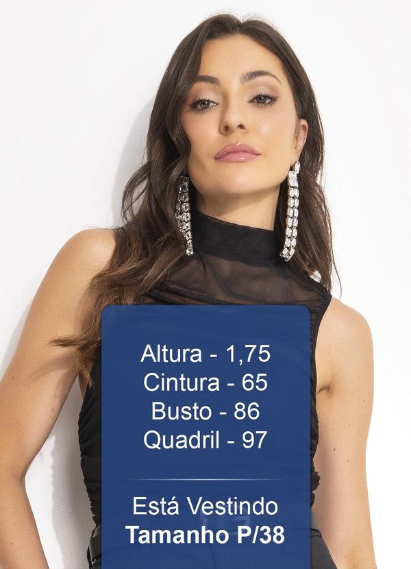 Colcci - Blusa Tule Preto 5