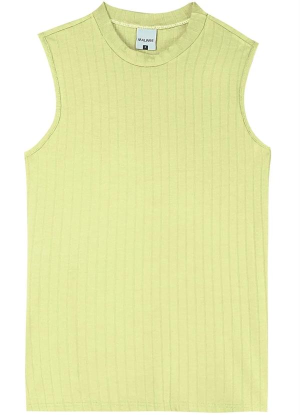 Malwee - Blusa Verde Canelada Feminino