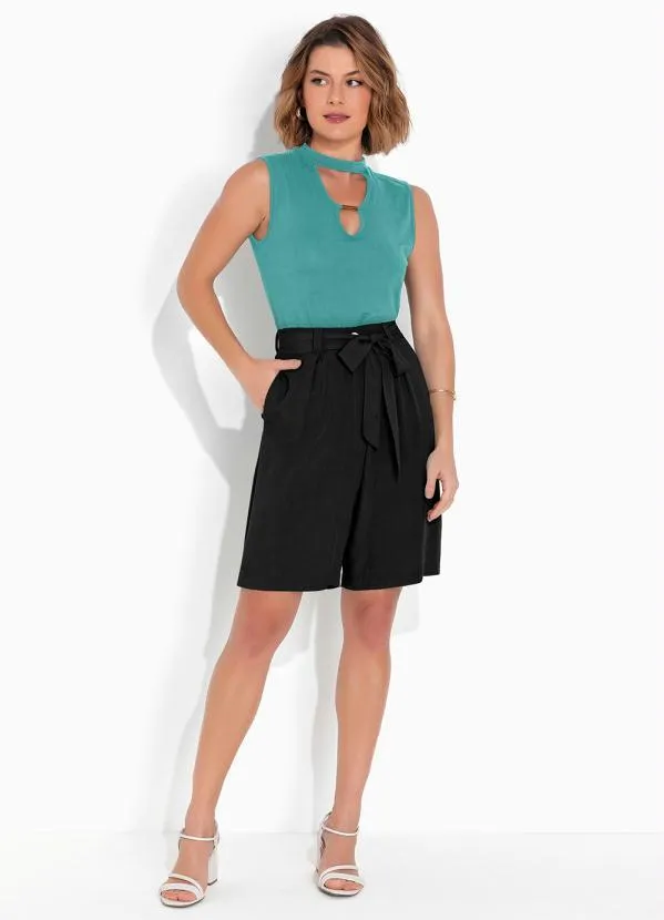 bonprix - Blusa Verde Claro em Malha de Viscose 3