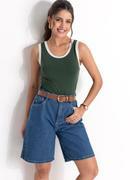 Blusa (verde) em malha de viscose