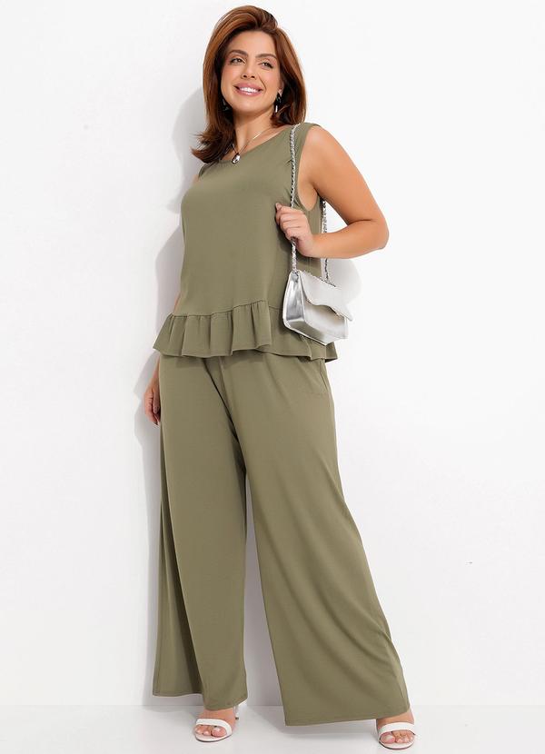 Quintess - Blusa Verde Oliva em Malha de Viscose 11