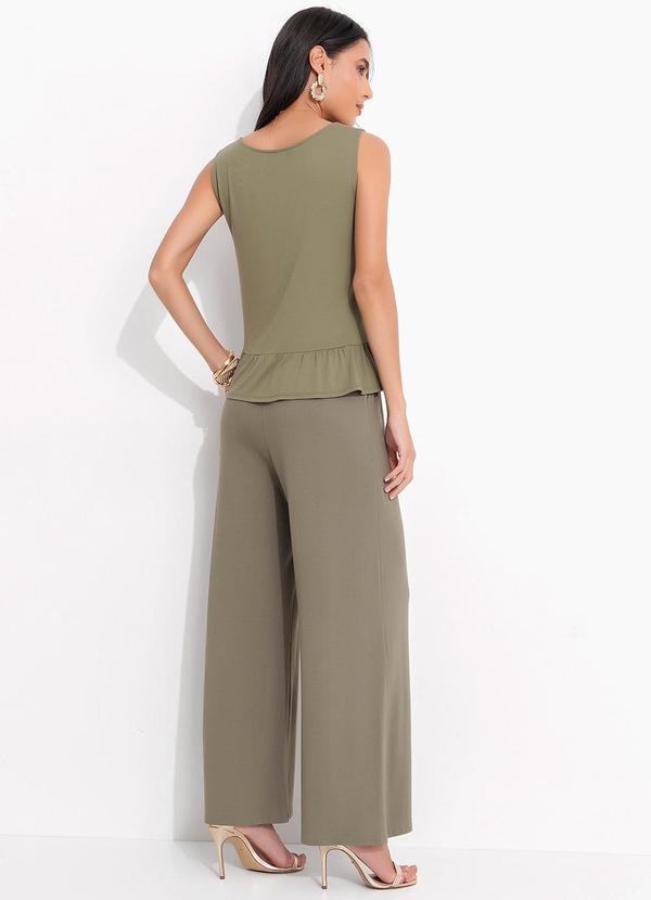 Quintess - Blusa Verde Oliva em Malha de Viscose 5