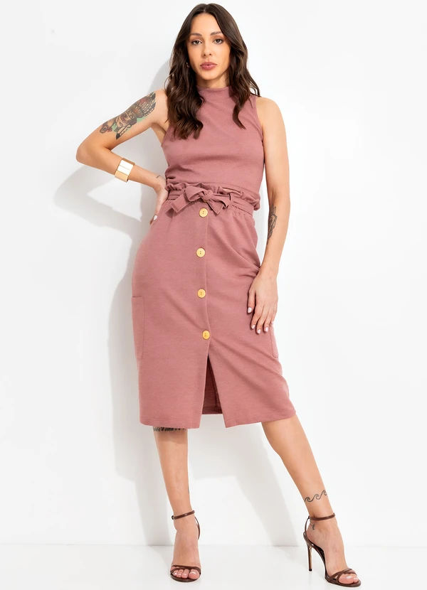 Bimini - Blusa Vermelho em Canelado 3