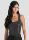 Dianna - Body Feminino em Malha Lantejoula Unica - variação: Preto