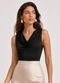 Rovitex - Body Feminino Regata Degagê Bege - variação: Preto